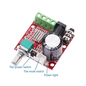 12V <span class=keywords><strong>Mini</strong></span> Hi-Fi PAM8610 âm thanh stereo khuếch đại ban 2x10w Dual Channel D Class - Product Image 2