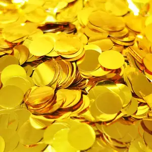 Xieli Decoração Do Partido Cheio De Balões De Confete De Ouro Confete De Mesa De 1 Polegada Glitter