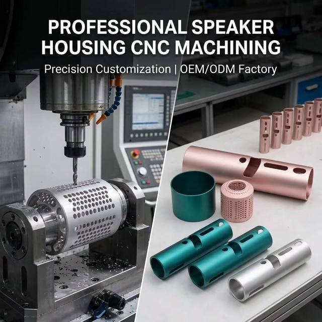 CNC Machining Mini Bluetooth Speaker Housing OEM Anodized Aluminum Housing Cover Enclosure Shell Empty Box for bluetooth Speaker