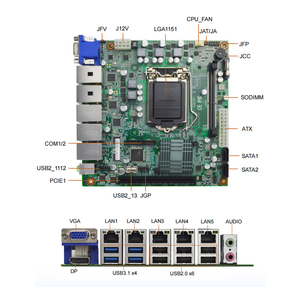 MINI-ITX mới bo mạch chủ EITX-7590 Intel 8th 9th LGA1151 DDR4 16GB Bộ nhớ 2lan/5lan máy chủ máy tính công nghiệp x86 Bo mạch chủ - Product Image 5