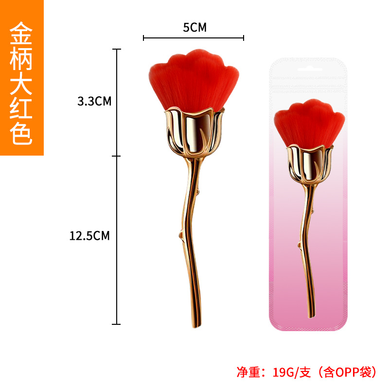Big red-gold handle-bag