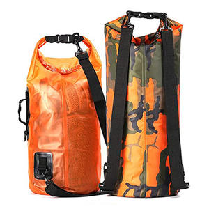 Bolsa seca impermeable mochila 20L/30L océano paquete natación almacenamiento saco plegable para kayak flotante pesca piragüismo - Product Image 2