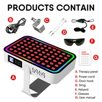 Lampu inframerah terapi wajah, lampu terapi 660nm & 850nm WAKTU & lampu merah untuk wajah, lampu terapi tubuh