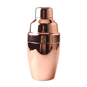 Shaker à cocktails en plastique de 6 oz avec couvercle et passoire, shaker à cocktails promotionnel de couleur métallique, fabriqué au Vietnam - Product Image 3