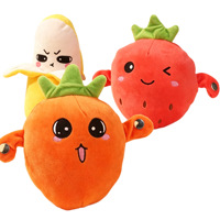 Jouet musical interactif éducatif en peluche personnalisé, banane, fraise, carotte, fruits, piano, instrument sensoriel musical, fonctionne sur piles