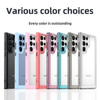 Pour Samsung Galaxy S24 S23 Ultra étui en Silicone transparent antichoc TPU housse de protection pour Samsung S25 S24 FE Ultra Plus S22 étui