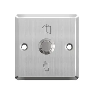 Interrupteur d'accès en acier inoxydable, interrupteur étanche d'extérieur, bouton d'accès