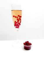 Saveur fruitée 365G Bocal en verre Perles de fraise Goût doux et délicat Garantie de qualité Perles de fraise en Espagne