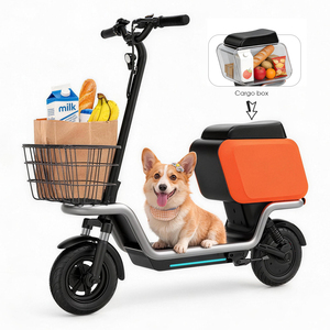 Best Seller Fast Scooter Tires Adult With Suspension Digital Display Cruise Control Rear Seat <b>Box</b> Basket X9 X9 - Product Image 5
