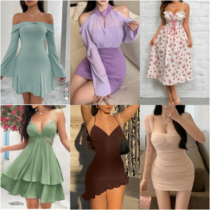 Ropa al por Mayor de Marca con Gran Descuento, Liquidación de Vestidos para Mujer, Venta de Liquidación de Existencias, Vestidos para Mujer Surtidos, Ropa al por Mayor - Product Image 3