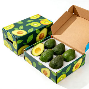 Prix de gros, emballage pour avocats, plateau en carton ondulé recyclé, durable, pour légumes frais, boîte d'expédition - Product Image 4