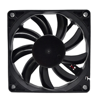 Ventilateur de refroidissement à profil bas 80x80x15mm DC 12V pour équipement de sécurité DVR NVR et appareils intelligents