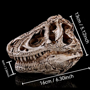 Venta al por mayor <span class=keywords><strong>Trex</strong></span> SKD05 Tyrannosaurus Rex Skull <span class=keywords><strong>3D</strong></span> Resina Calavera Adornos Animal - Product Image 2
