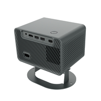 Projecteur LED LCD intelligent MR-JY-M10 PLUS 240 ANSI 1280*720P avec mise au point électronique, correction automatique de la distorsion trapézoïdale et Android 13 pour cinéma maison portable