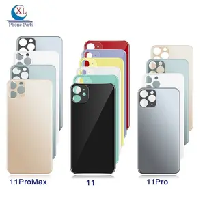 Manufacturer Phone Back Glass For iPhone 11Back Battery Housing Door Glass Panel for iPhone 11Pro Max Logo Sticker Big Hole