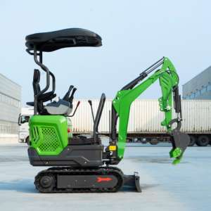 Mini-excavatrice à chenilles de 1,2 tonne à haute productivité pour la construction de logements urbains, la réparation routière et les travaux agricoles - Product Image 5