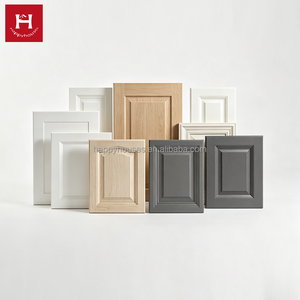 Happy Houses Premium Solid Wood Kitchen Cabinet <strong>Doors</strong> Customized Walnut Oak Cherry Wood Raised Panel and Shaker Style Panels - Product Image 5