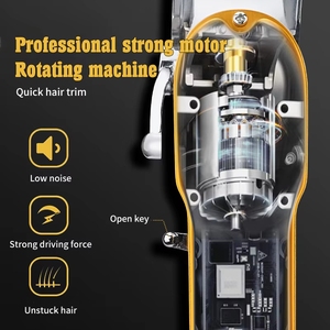 Lame <span class=keywords><strong>de</strong></span> <span class=keywords><strong>tondeuse</strong></span> à <span class=keywords><strong>cheveux</strong></span> YC-011B en acier inoxydable avec <span class=keywords><strong>levier</strong></span> <span class=keywords><strong>de</strong></span> <span class=keywords><strong>réglage</strong></span> doré pour <span class=keywords><strong>tondeuse</strong></span> à <span class=keywords><strong>cheveux</strong></span> - Product Image 2