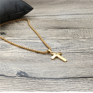 <b>Cross</b> Pendant Necklace Zinc Alloy Unisex Gift Jewelry - Product Image 2