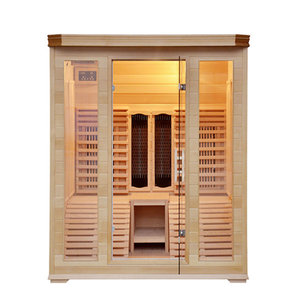 Sauna de Infrarrojos Lejanos para 2 Personas, de Madera de Hemlock Canadiense, con Placas de Carbono para Calefacción, Cabina Interior para Relajación - Product Image 2