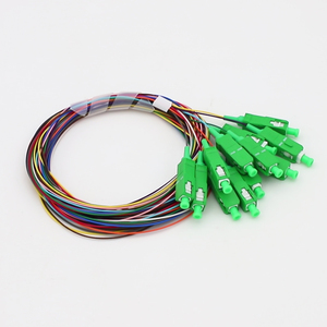 Singlemode 12 core PVC FTTH fibra ottica FTTX Indoor 1 anno 1m / 2m / 3m 1 pz/borsa <span class=keywords><strong>Brunch</strong></span> SC/APC Pigtail - Product Image 4