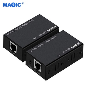 Khuyến mãi tốc độ cao CAT5e/6 1080P <span class=keywords><strong>HDMI</strong></span> Extender 60m hỗ trợ <span class=keywords><strong>HDCP</strong></span> 3D Video dòng <span class=keywords><strong>HDMI</strong></span> để RJ45 <span class=keywords><strong>Adapter</strong></span> tín hiệu Extender - Product Image 1