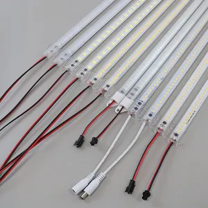 Yeni tasarım alüminyum LED çubuk şerit 144 LED yüksek parlaklık su geçirmez mevcut sıcak beyaz soğuk beyaz 12V220v giriş aydınlatma