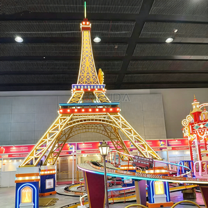 <span class=keywords><strong>Tren</strong></span> de Juguete LED con Temática de París, de Acero, para Exteriores, Uso Comercial en Centros Comerciales, Directo de Fábrica - Product Image 6