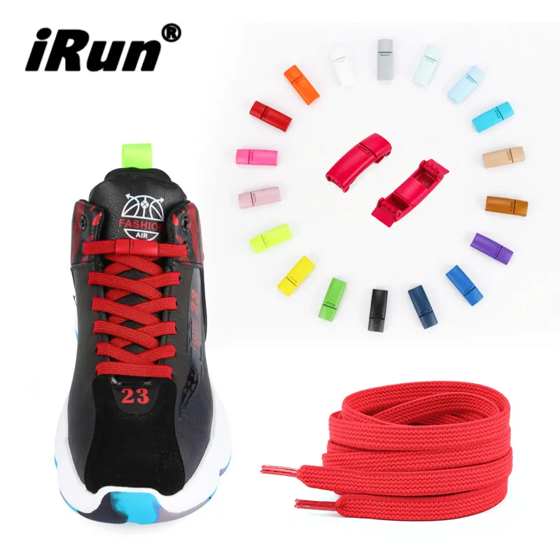 iRun Outdoor Leisure Sneakers Lazy laces Colorful Quick Magnetic Shoelaces Elastic Shoe laces No Tie Flat Magnetic shoelace