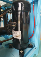 Machine de refroidissement d'eau industrielle à compresseur scroll motorisé, haute capacité de refroidissement (15,6 kW) et réfrigérant R22/R407