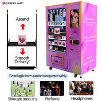 Distributeur automatique commercial de produits de beauté (perruques, cils, cosmétiques) avec écran tactile 22 pouces, compatible SDK, basé sur le cloud, acceptant la monnaie et le paiement en espèces