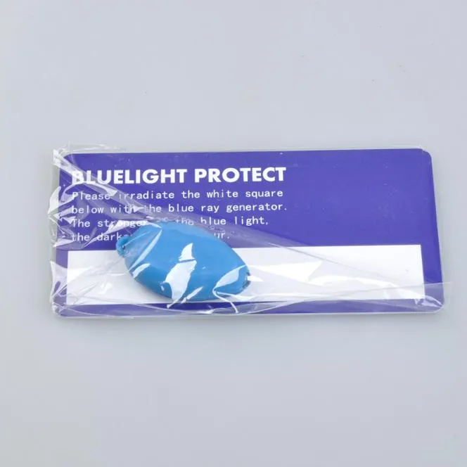 Anti-Blue Light Protect Blue Ray Blocker Tester Testing Card