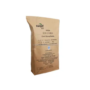Bolsas de papel de azúcar blanco refinado de grado alimenticio, 20 kg, 25kg, sacos de papel industrial