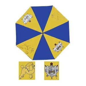 Parapluie personnalisé NSPDK (National Sorority of Phi Delta <span class=keywords><strong>Kappa</strong></span>) pour les magasins, les hôtels, parapluie de grande taille, robuste - Product Image 5