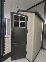 WooWild Atelier/Entrepôt Modulaire Préfabriqué Portable Isolé Étanche à Énergie Solaire Écologique en HDPE pour Parc et Maison Mobile