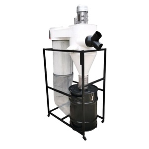 Colector de Polvo de Aire para Trabajos en Madera, Doméstico e Industrial, con Bolsa, Maquinaria para Eliminación de Gases, Colector de Polvo Doble Silencioso para Trabajos en Madera - Product Image 4