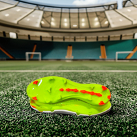 Chaussures de football professionnelles haute performance pour hommes, semelle extérieure en TPU, crampons moulés FG pour terrain ferme, légères, durables, antidérapantes, résistantes à l'eau