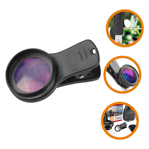 Loupe de téléphone 3 en 1 Objectif universel Fish Eye + Objectif grand angle + Kit d'objectif de caméra à pince <span class=keywords><strong>macro</strong></span> pour Smartphone - Product Image 5