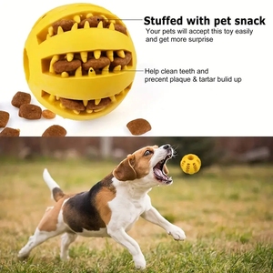 Kinghon OEM Pet Manufacturer Magic Rolling <b>Dog</b> <b>Ball</b> Interactive <b>Dog</b> Toy Slow Feeder Chew Pet <b>Dog</b> Toys Treat Dispenser Toy - Product Image 5