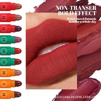 Lot de 9 rouges à lèvres mats en capsule, rouge à lèvres liquide effet miroir, maquillage des lèvres hydratant et velouté