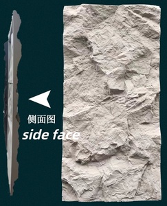 Paneles de Piedra Artificial de PU Natural para Revestimiento de Paredes Interiores y Exteriores, Diseño Moderno, Modelo 3D, <span class=keywords><strong>Roca</strong></span> de Hongo, Impermeable y Ecológico - Product Image 3