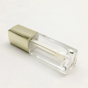 Hexi plastique galvanoplastie brillant à lèvres Tube carré verre lèvre glaçure Tube AS couverture Transparent brillant à lèvres bouteille cosmétique conteneur - Product Image 2
