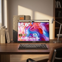 Monitor Portátil USB-C de 15.6 Pulgadas, Ligero, para Laptop, Teléfono, Juegos y Oficina