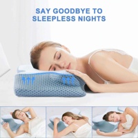 Oreiller en mousse à mémoire de forme de type corne de bœuf LIANDA P-094 pour un sommeil confortable