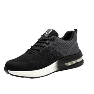 Chaussures <span class=keywords><strong>de</strong></span> sécurité pour femmes en maille respirante avec embout en acier, semelle <span class=keywords><strong>souple</strong></span> en PU <span class=keywords><strong>et</strong></span> semelle intermédiaire en fibre d'aramide – Idéales pour l'automne – Nouveauté très demandée - Product Image 4