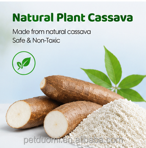 Factory Direct Cassava Cat Litter Natural Plant Based Odor Control Cat <b>Sand</b> OEM Manufacturer - Product Image 4