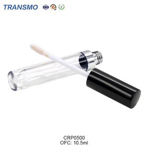 Tubes à gloss à lèvres ronds noirs personnalisés, vides, transparents avec bouchon à vis pour l'emballage de baumes à lèvres et de fards à joues - Product Image 5