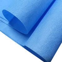 Drap de lit médical jetable en non-tissé respirant, imperméable, antistatique et antibactérien, bleu, 50 g/m², SMS SMMS PP Spunbond