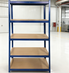 Light Duty 5 Layer Adjustable Corrosion Metal Bolted <b>Shelving</b> Angle Steel Warehouse Rack - Product Image 3