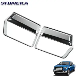Chrome ABS Car Styling Sideway Vent Outlet Decorative Cover for Ford F150 2015-2020